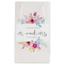 Search for bride and groom gift bags Mr and mrs