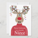 Search for for niece christmas cards Reindeer