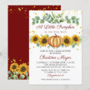 Search for pumpkins and sunflowers invitations Fall