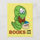 Search for bookworm postcards Book lover