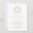 Search for white first communion invitations Catholic