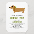 Search for dachshund birthday invitations Pet
