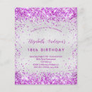 Search for 11th birthday invitations Purple
