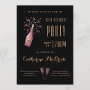 Search for champagne bottle birthday invitations Elegant