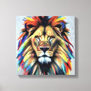 Search for lions canvas prints Africa