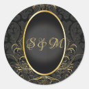 Search for gold black damask stickers Chic