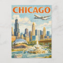Search for vintage chicago postcards Usa