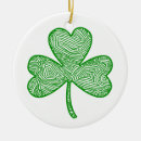 Search for clover christmas tree decorations Irish