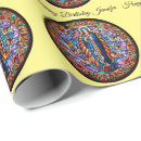 Search for virgin mary wrapping paper Stained glass