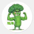 Search for cartoon broccoli stickers Vegan