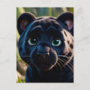 Search for black panther postcards Jungle