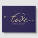 Search for navy blue wedding guest books Calligraphy