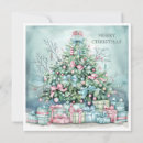 Search for pink trees christmas cards Elegant