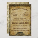 Search for old paper wedding invitations Rustic