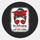 Search for heart disease awareness stickers Women