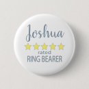 Search for ring bearer badges Rehearsal dinner