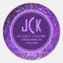Search for modern glitter stickers Purple