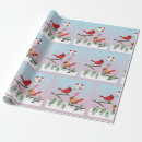 Search for red cardinal wrapping paper Winter