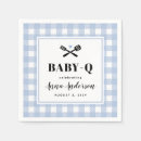 Search for baby blue napkins Blue and white