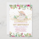 Search for sweet one invitations Gold glitter