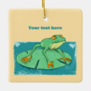 Search for cute frog christmas tree decorations Pond