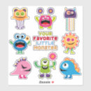 Search for girl monster stickers Boy