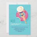 Search for hello summer invitations Doughnut pool float