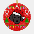Search for black labrador christmas tree decorations Cute