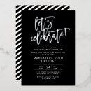 Search for black and silver birthday Minimalist