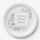 Search for violet floral plates Watercolor