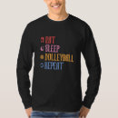 Search for eat sleep volleyball tshirts Team