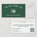 Search for thank you for your purchase discount cards Qr code