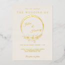 Search for ivory and gold wedding invitations Stylish