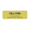 Search for modern elegant trendy stylish return address labels Minimalist