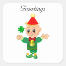 Search for good luck clover stickers Leprechaun