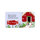 Search for christmas north pole return address labels Festive