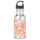 Search for rose gold glitter water bottles Marble