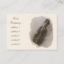 Search for violin business cards Vintage