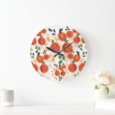 Search for modern botanical pattern clocks Tropical