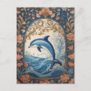 Search for jumping dolphin postcards Sea