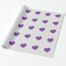 Search for purple hearts wrapping paper Pattern