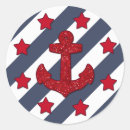 Search for red anchor stickers Navy