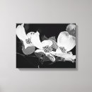 Search for black and white flowers canvas prints Nature