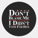 Search for funny i voted stickers Republican