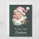 Search for watercolor santa cards Old fashioned