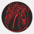 Search for red horse stickers Equestrian