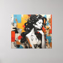 Search for abstract portrait canvas prints Modern