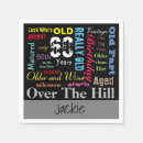 Search for 60th birthday napkins Over the hill