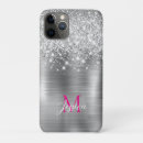 Search for faux silver glitter iphone cases Girly