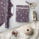 Search for purple snowman wrapping paper Snowflakes